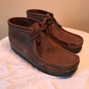 Classic brown Clark's wallabee